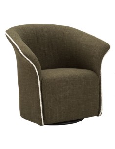 Poltrona Girevole Siena Verde Cm 83,5x66x80 (seduta Altezza Cm 42) - 142866000V
