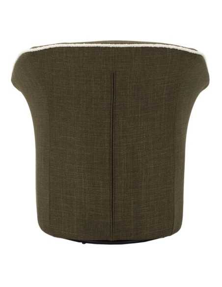 Poltrona Girevole Siena Verde Cm 83,5x66x80 (seduta Altezza Cm 42) - 142866000V