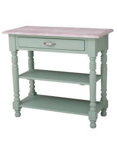 Consolle shabby gamba tornita colorata o legno naturale MS709