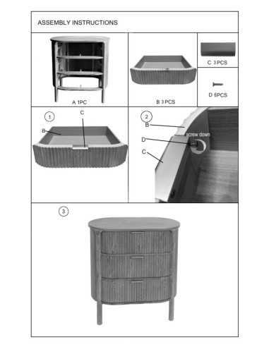 Como' Goteborg Cm 80,5x47x82 - 1429000000