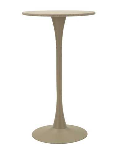 Tavolo Bar Alaska Crema Cm ø 60x106 - 142907000C