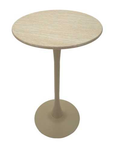 Tavolo Bar Alaska Crema Cm ø 60x106 - 142907000C