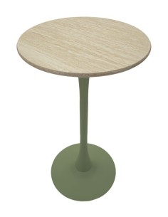 Tavolo Bar Alaska Verde Cm ø 60x106 - 142907000V 2