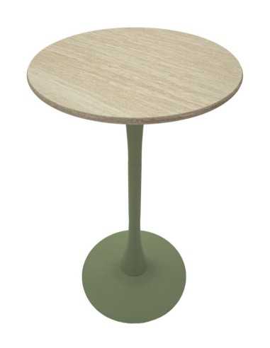 Tavolo Bar Alaska Verde Cm ø 60x106 - 142907000V