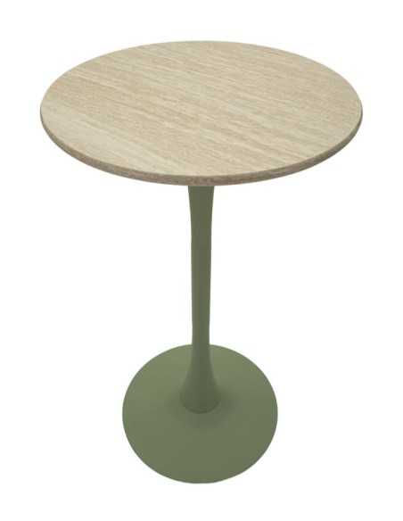 Tavolo Bar Alaska Verde Cm ø 60x106 - 142907000V