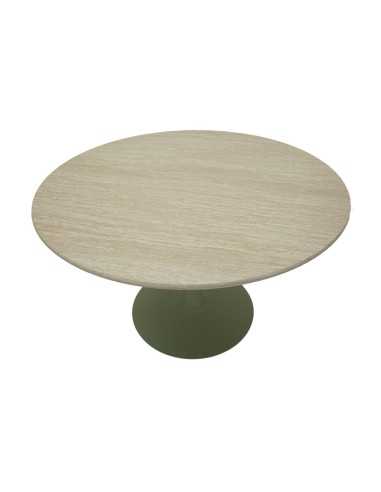 Tavolo Da Pranzo Stoccolma Verde Cm ø 120x76 - 142908000V