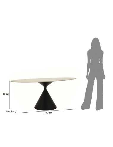 Tavolo Da Pranzo Space Cm 180x90x73 - 1429090000