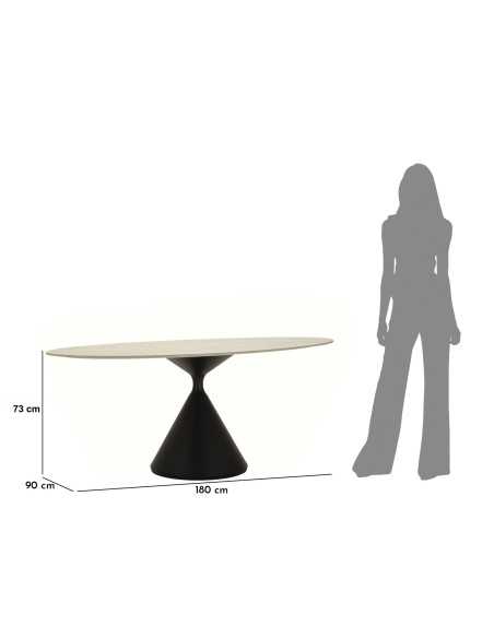 Tavolo Da Pranzo Space Cm 180x90x73 - 1429090000