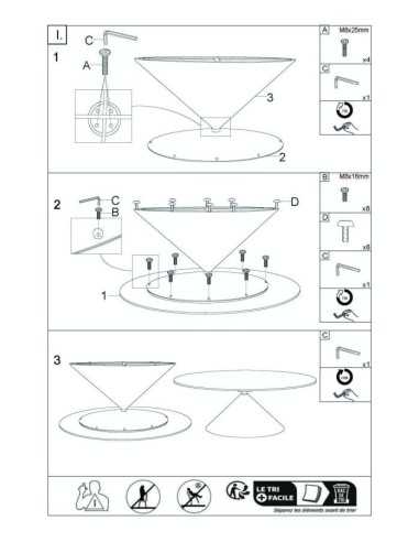 Tavolo Da Pranzo Space Cm 180x90x73 - 1429090000