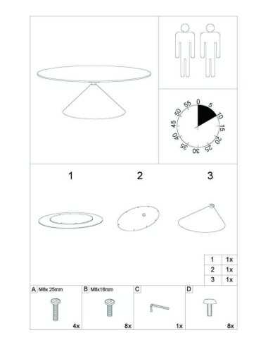 Tavolo Da Pranzo Space Cm 180x90x73 - 1429090000