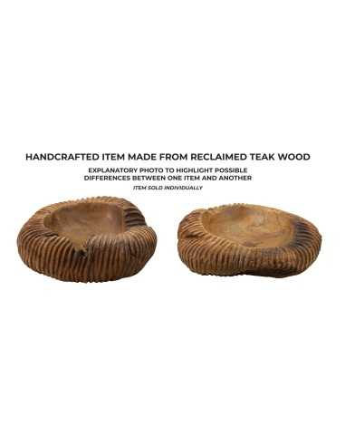 S/tasche Garit In Teak Ric. Cm 37x40x16 (pezzi Unici - Non Rip. In Serie) - 1607510001