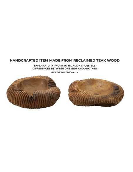 S/tasche Garit In Teak Ric. Cm 37x40x16 (pezzi Unici - Non Rip. In Serie) - 1607510001