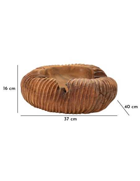 S/tasche Garit In Teak Ric. Cm 37x40x16 (pezzi Unici - Non Rip. In Serie) - 1607510001