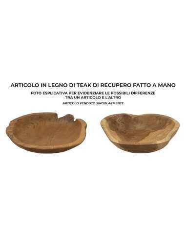 S/tasche Tipisan In Teak Ric. Cm 43x38x7 (pezzi Unici - Non Rip. In Serie) - 160752000B