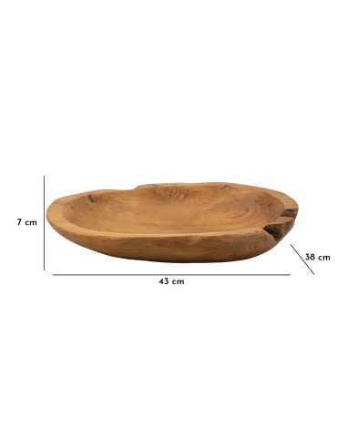S/tasche Tipisan In Teak Ric. Cm 43x38x7 (pezzi Unici - Non Rip. In Serie) - 160752000B
