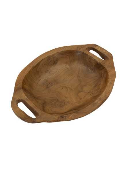 S/tasche Wan In Teak Riciclato Cm 37x26,5x7 (pezzi Unici - Non Rip. In Serie) - 1607570000
