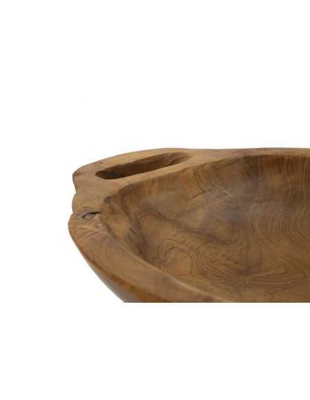 S/tasche Wan In Teak Riciclato Cm 37x26,5x7 (pezzi Unici - Non Rip. In Serie) - 1607570000