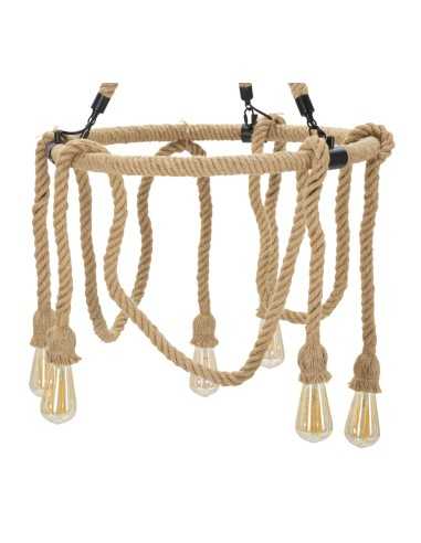 Lampadario Rope Circle Cm ø 64x90 - 1712240000