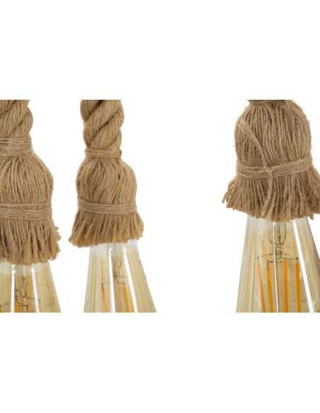 Lampadario Bamboo/rope Cm 80x15x120 - 1712250000