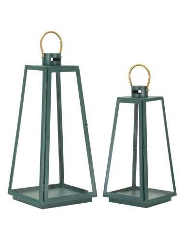 Lanterne Grent Set 2 Pz Cm ø 25x25x57-20x20x45 - 1790380000