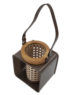 Lanterna Iron-rattan Cm 16x13x20 - 190382000R 2