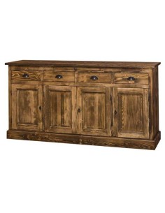 Credenza in legno colorata stile shabby chic, provenzale e country MS365B