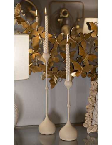 P/cand Slimmy Crema Set 2 Pz Cm ø 8x26-8x37 - 190412000C