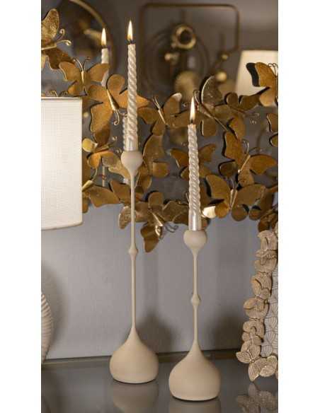 P/cand Slimmy Crema Set 2 Pz Cm ø 8x26-8x37 - 190412000C