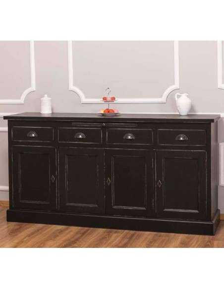 Credenza in legno colorata stile shabby chic, provenzale e country MS365B