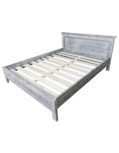 letto matrimoniale in legno colorato stile provenzale MS541-160200