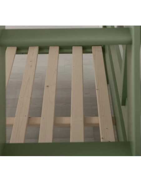Letto a castello 3 posti 90/140x200 in legno MS811