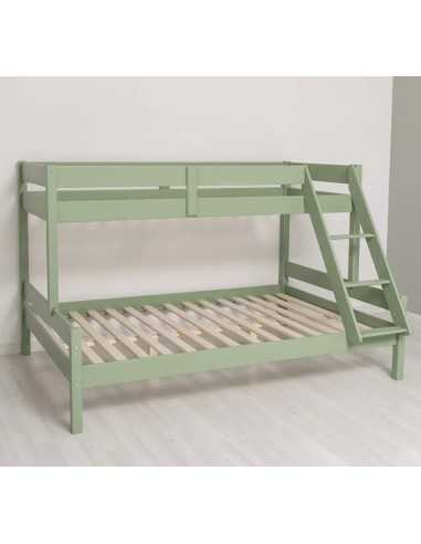 Letto a castello 3 posti 90/140x200 in legno MS811
