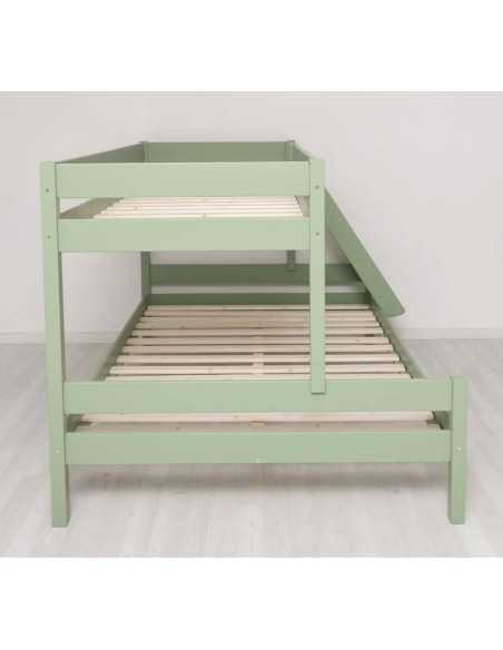 Letto a castello 3 posti 80/120x200 in legno MS810
