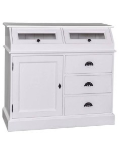 Credenza in legno colorata stile shabby chic, provenzale e country MS271B