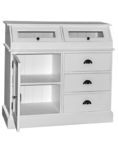 Credenza in legno colorata stile shabby chic, provenzale e country MS271B 2
