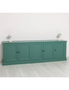 Mobile porta TV basso Directoire 5 ante 248 cm MS793B