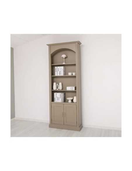 Libreria ad arco country profonda 50 cm con ante 102 cm MS805