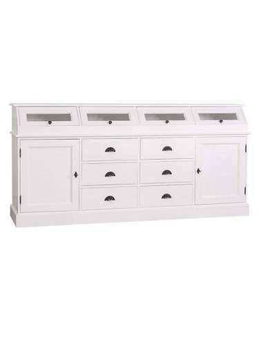 Credenza in legno colorata stile shabby chic, provenzale e country MS25B