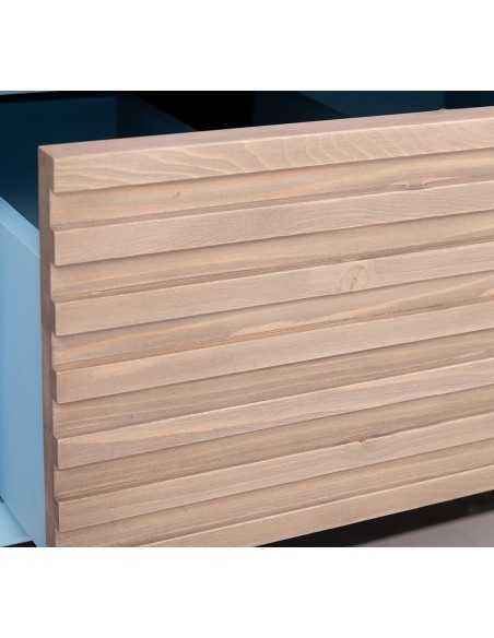 Mobile sottolavabo sospeso Slatted 60 cm con 1 cassetto MS755