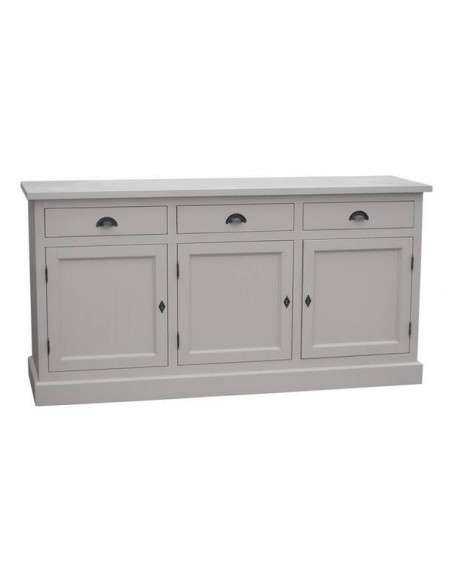 Credenza in legno colorata stile shabby chic, provenzale e country MS403B