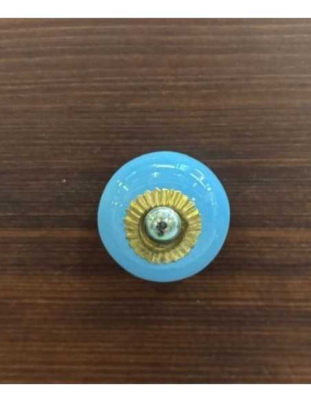 Pomello in ceramica artigianale Ø 6 cm colore | Maniglia per mobili POM003