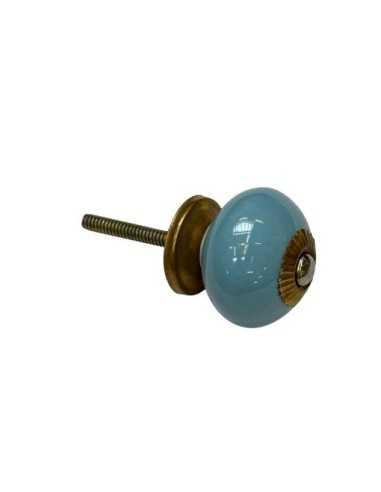 Pomello in ceramica artigianale Ø 6 cm colore | Maniglia per mobili POM003