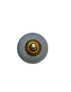 Pomello in ceramica artigianale Ø 4 cm colore carta da zucchero | Maniglia per mobili POM005