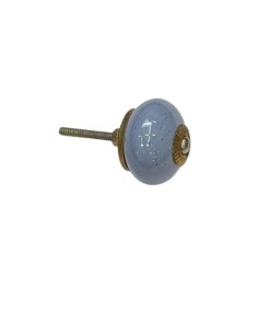 Pomello in ceramica artigianale Ø 4 cm colore carta da zucchero | Maniglia per mobili POM005 2