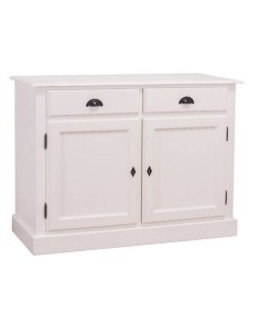 Credenza in legno colorata stile shabby chic, provenzale e country MS264B