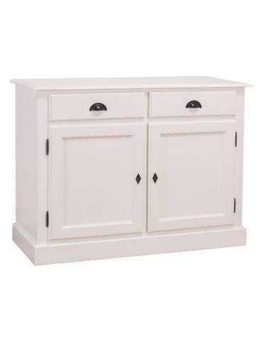 Credenza in legno colorata stile shabby chic, provenzale e country MS264B