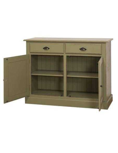 Credenza in legno colorata stile shabby chic, provenzale e country MS264B