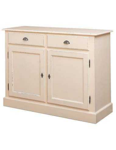 Credenza in legno colorata stile shabby chic, provenzale e country MS264B