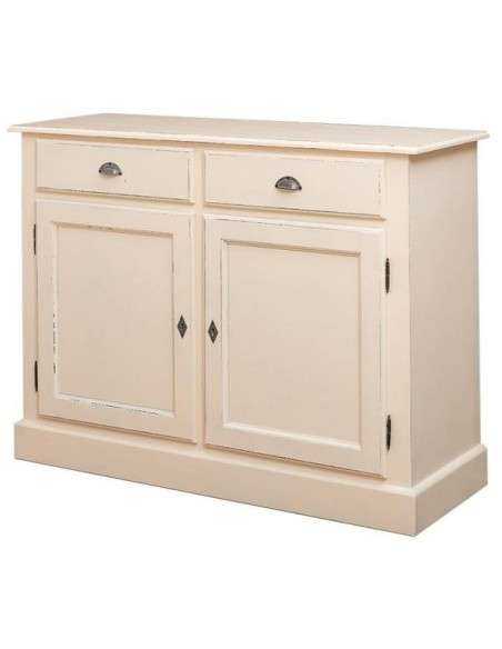 Credenza in legno colorata stile shabby chic, provenzale e country MS264B