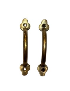 Maniglia a bacchetta ottone artigianale  | Maniglia per mobili POM016